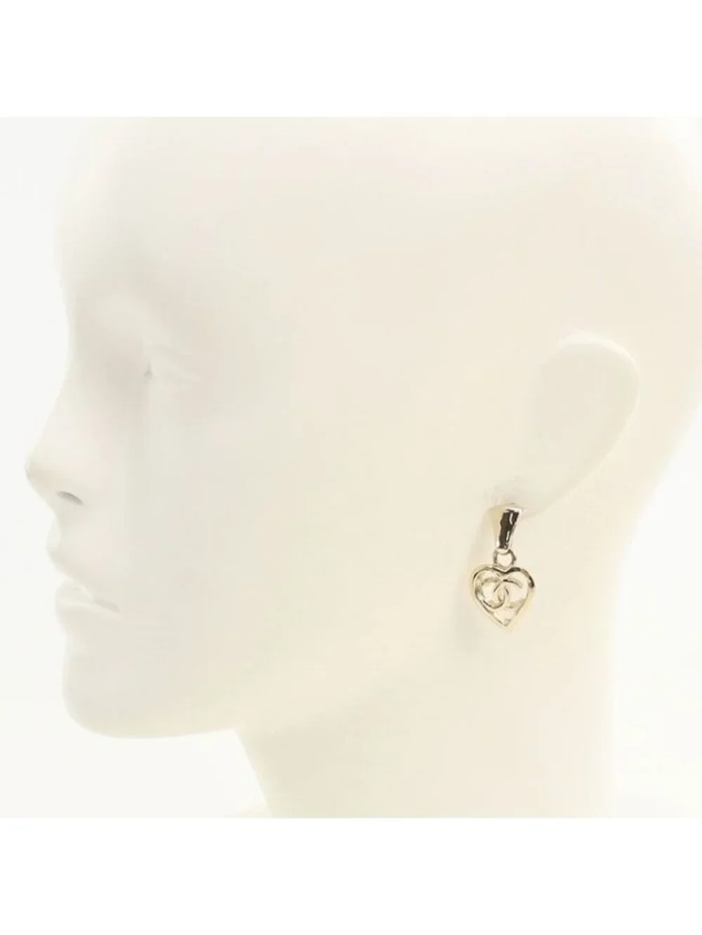 Chanel CC Logo Earrings Metal
